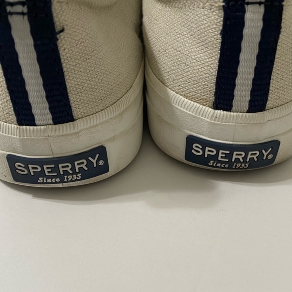 Sperry’s Slip-On Canvas Shoes with Leather Laces - Picture 8 of 11
